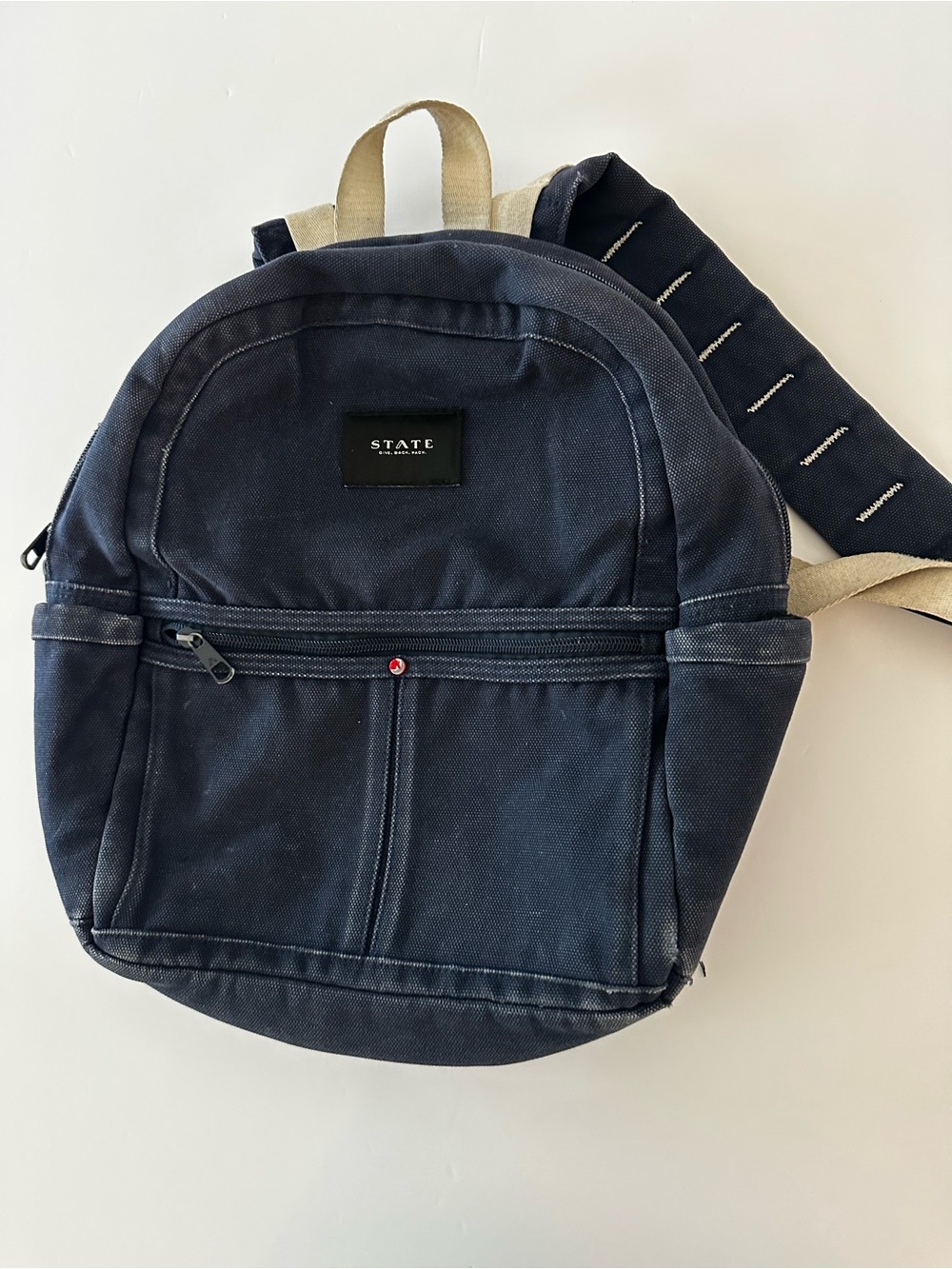 STATE Denim Blue Backpack, Kids Bag, Summer Beach School Camp